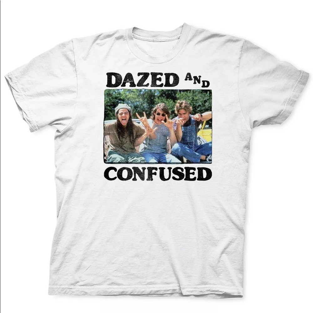 Dazed and Confused Vintage Graphic T Shirt White